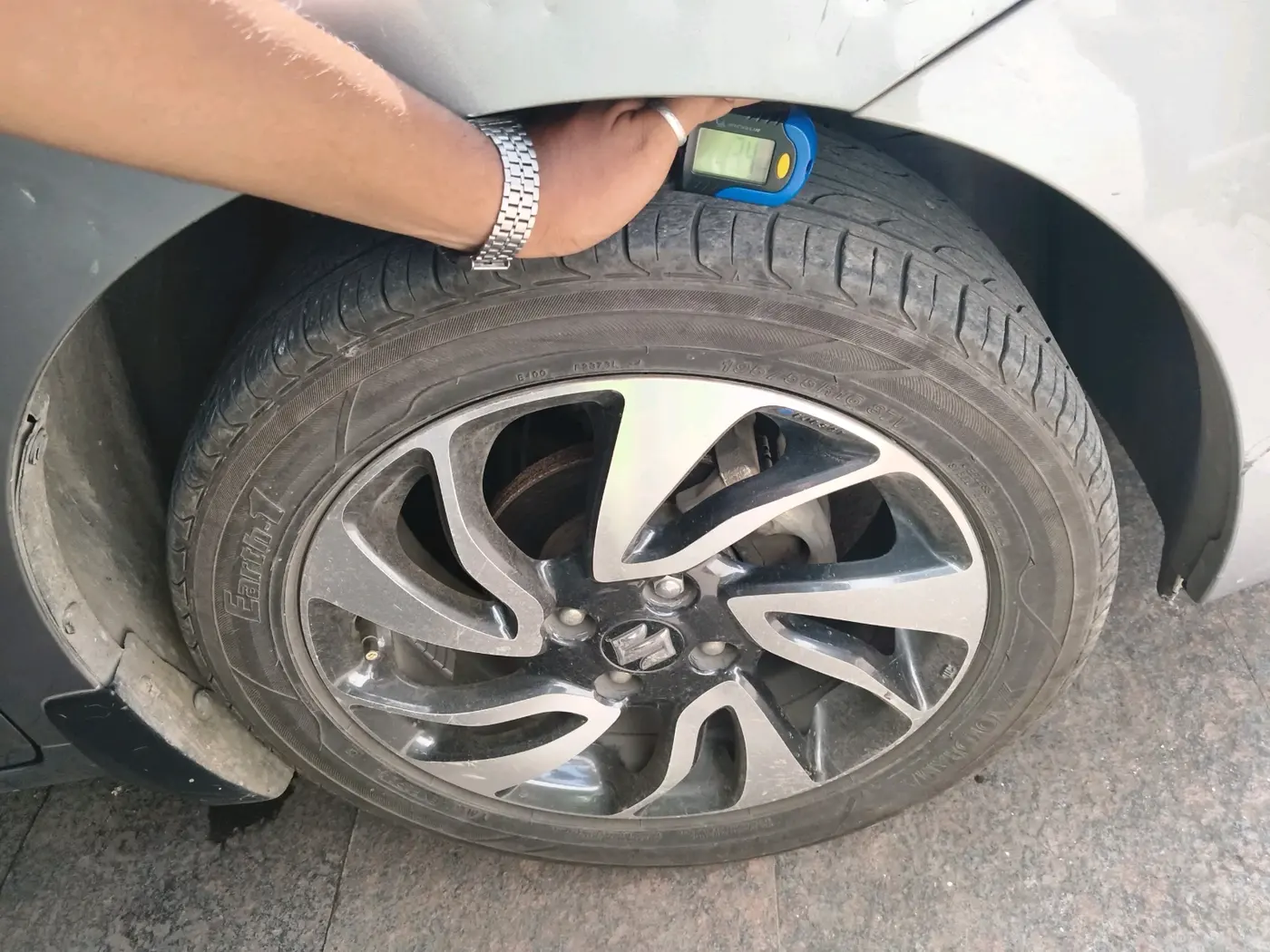 2020 Maruti Baleno ALPHA CVT PETROL 1.2, Petrol, Automatic, 1,10,460 km, tyre