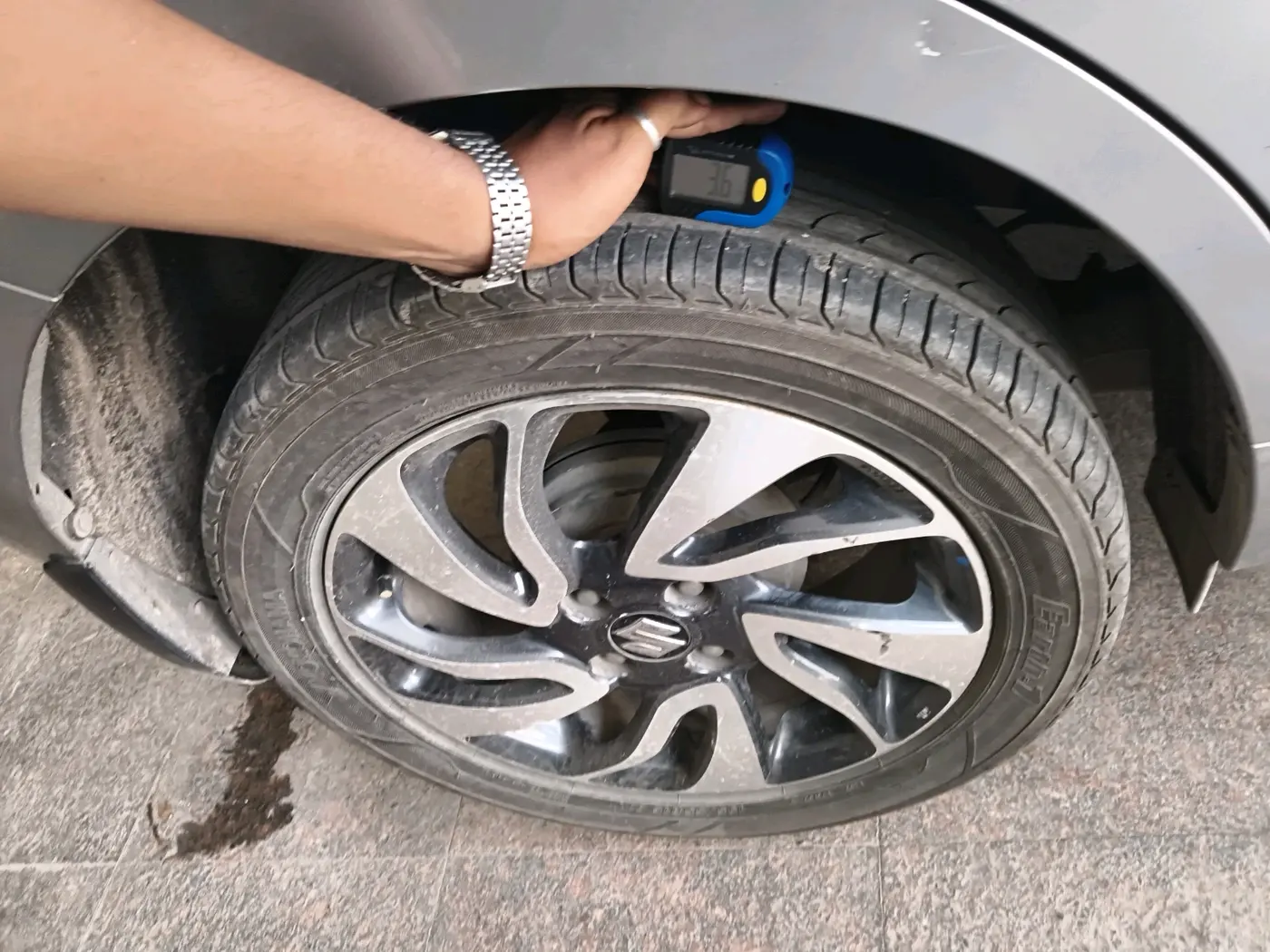 2020 Maruti Baleno ALPHA CVT PETROL 1.2, Petrol, Automatic, 1,10,460 km, tyre