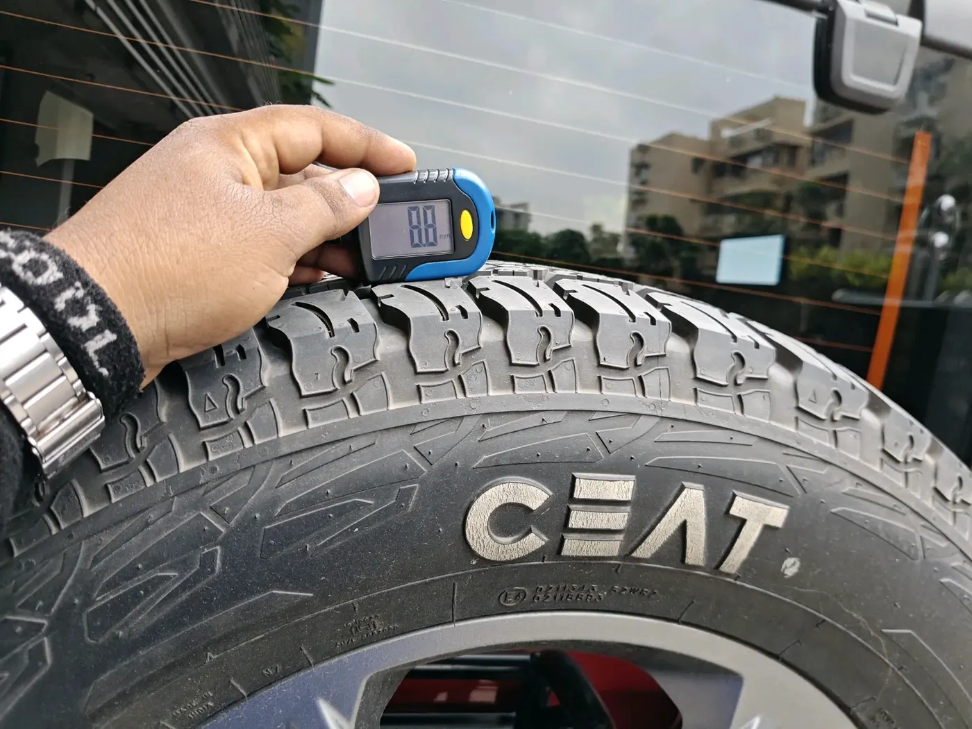 2021 Mahindra Thar LX HT PETROL 4WD MT, Petrol, Manual, 14,724 km, tyre