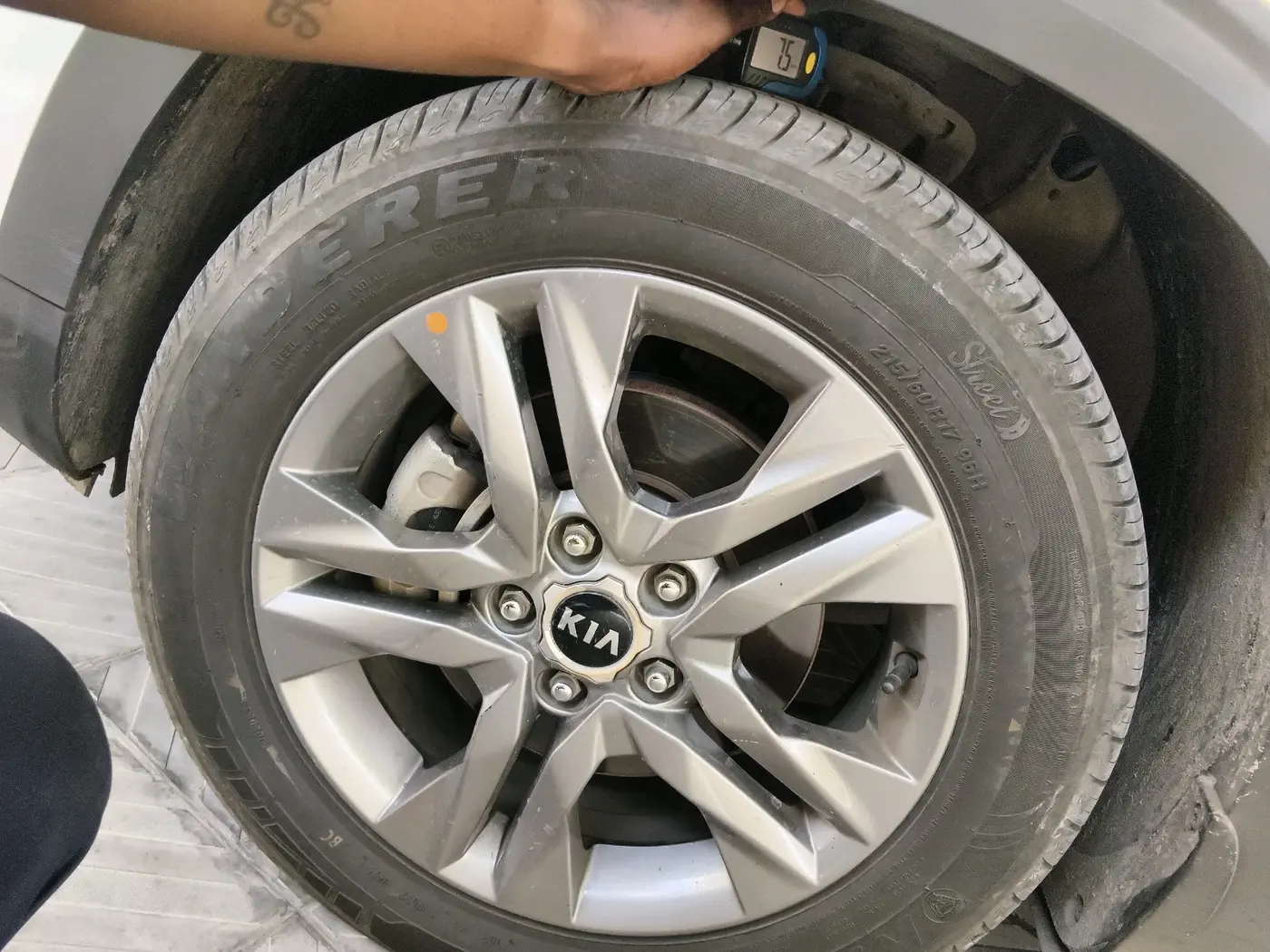 2020 KIA SELTOS HTX PLUS AT1.5 DIESEL, Diesel, Automatic, 1,11,876 km, tyre