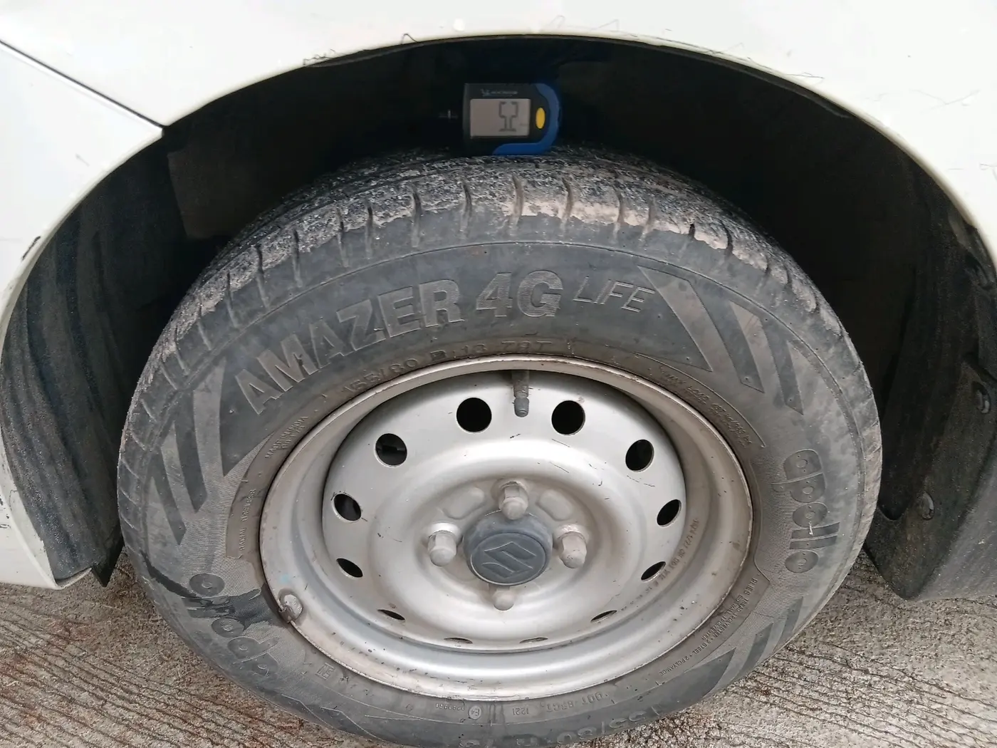 2015 Maruti Celerio LXI, CNG, Manual, 91,537 km, tyre