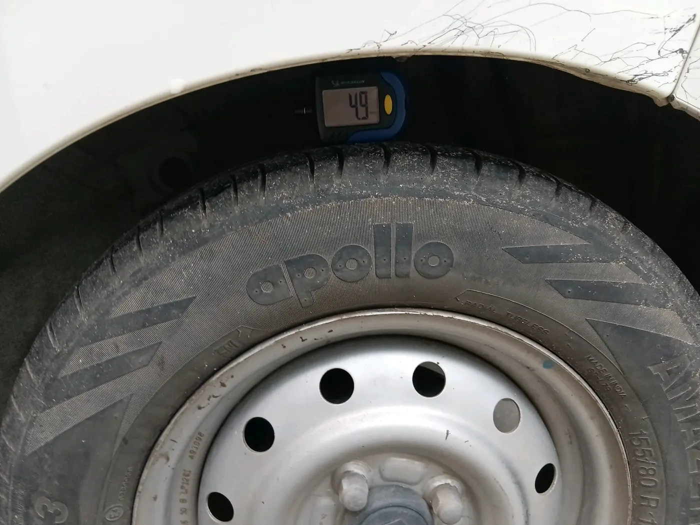 2015 Maruti Celerio LXI, CNG, Manual, 91,537 km, tyre