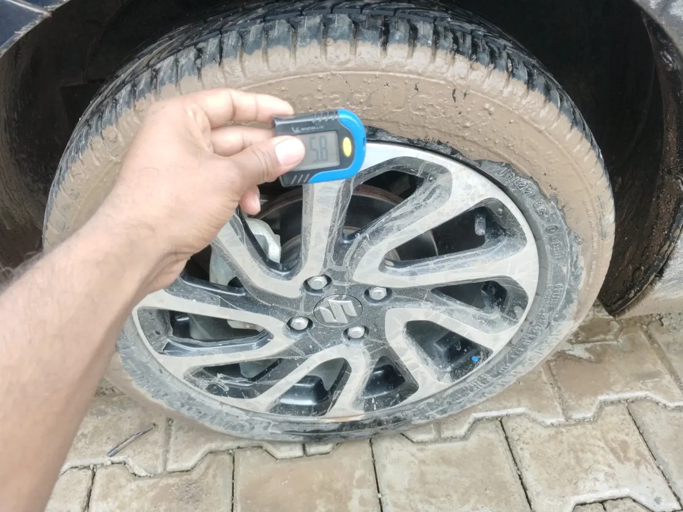 2023 Maruti Baleno ALPHA PETROL 1.2, Petrol, Manual, 38,375 km, tyre