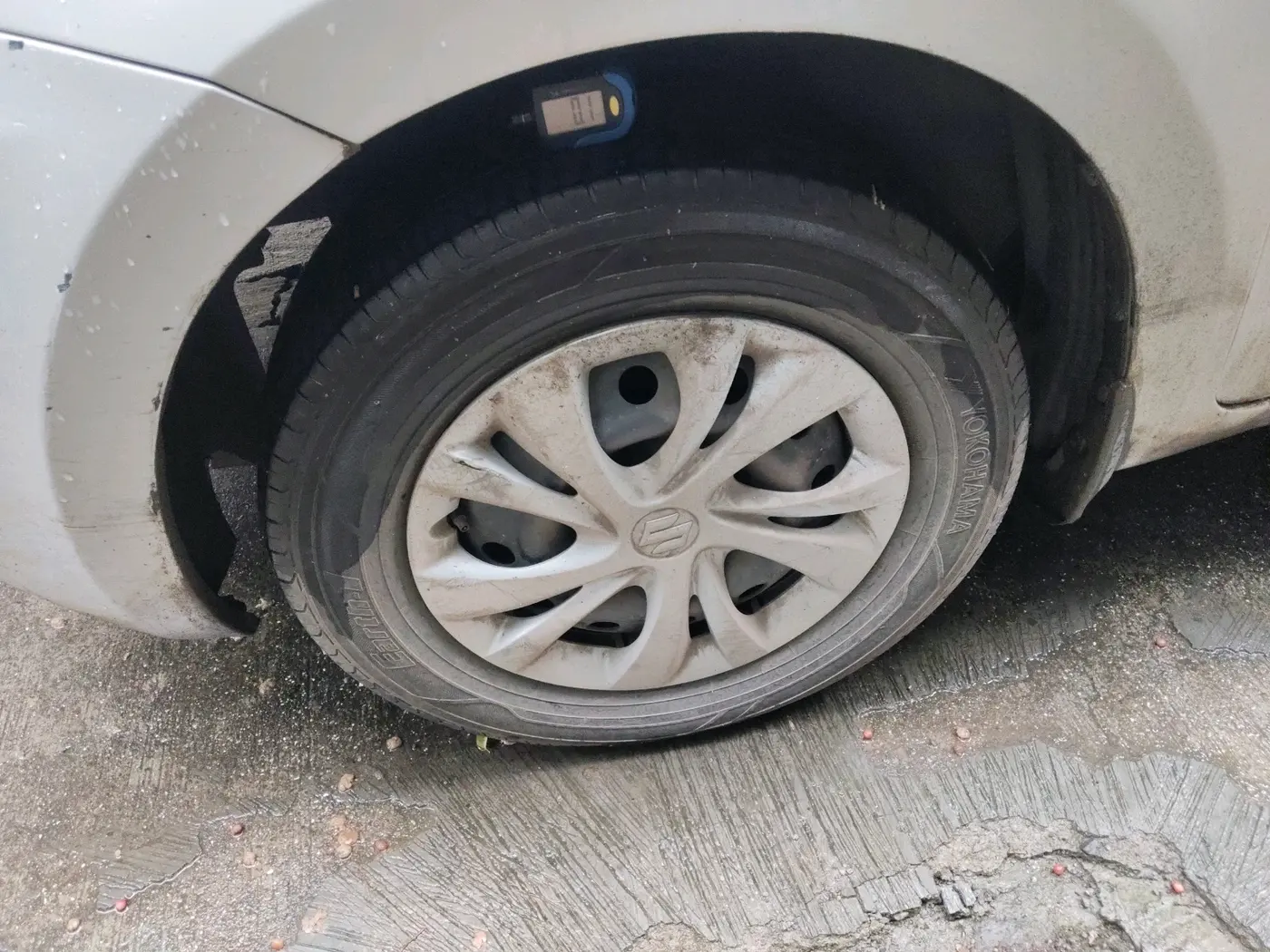 2019 Maruti Swift VDI AMT, Diesel, Automatic, 2,09,221 km, tyre
