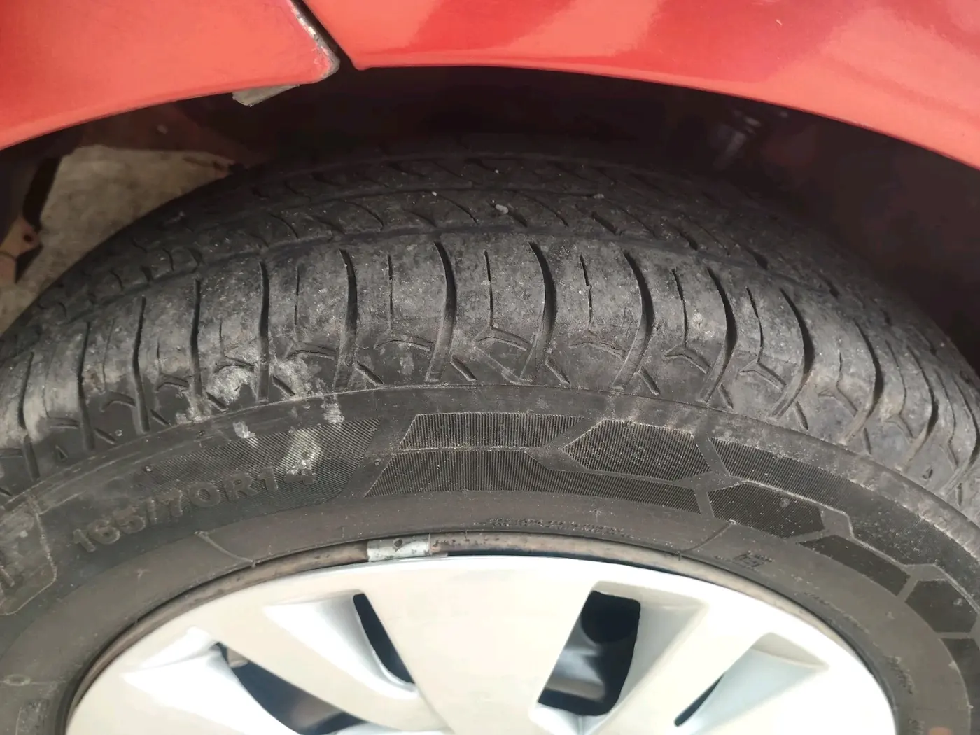 2017 Maruti Celerio ZXI, Petrol, Manual, 2,25,287 km, tyre