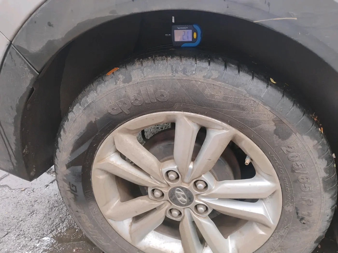 2015 Hyundai Creta S 1.6 PETROL, Petrol, Manual, 1,41,308 km, tyre