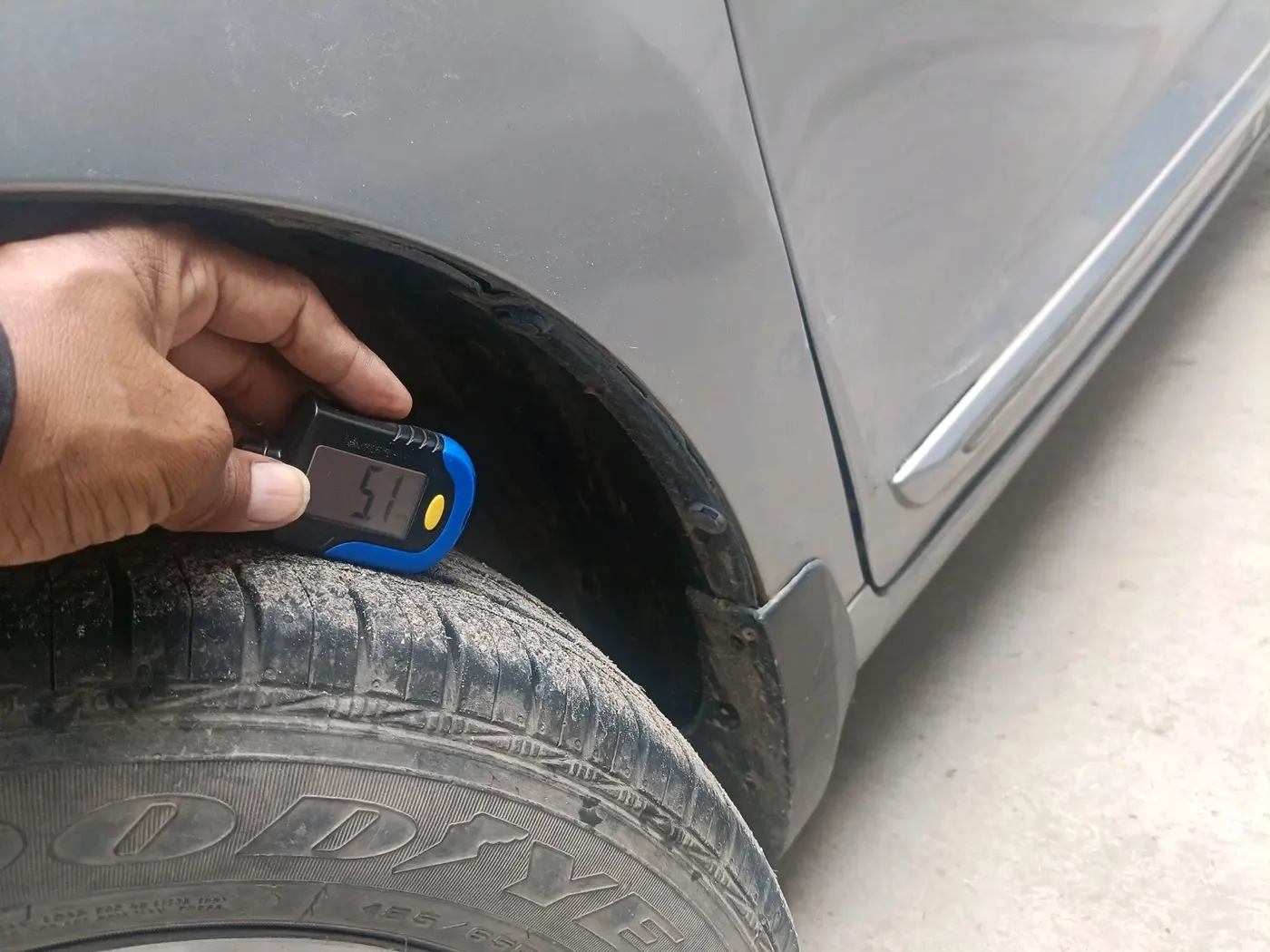 2019 Maruti Baleno SIGMA PETROL 1.2, CNG, Manual, 46,681 km, tyre