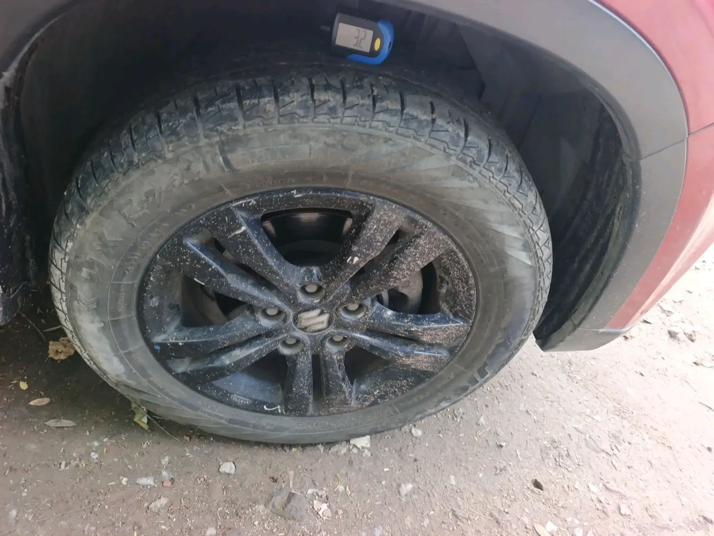 2018 Maruti Vitara Brezza ZDI PLUS AMT, Diesel, Automatic, 1,30,262 km, tyre