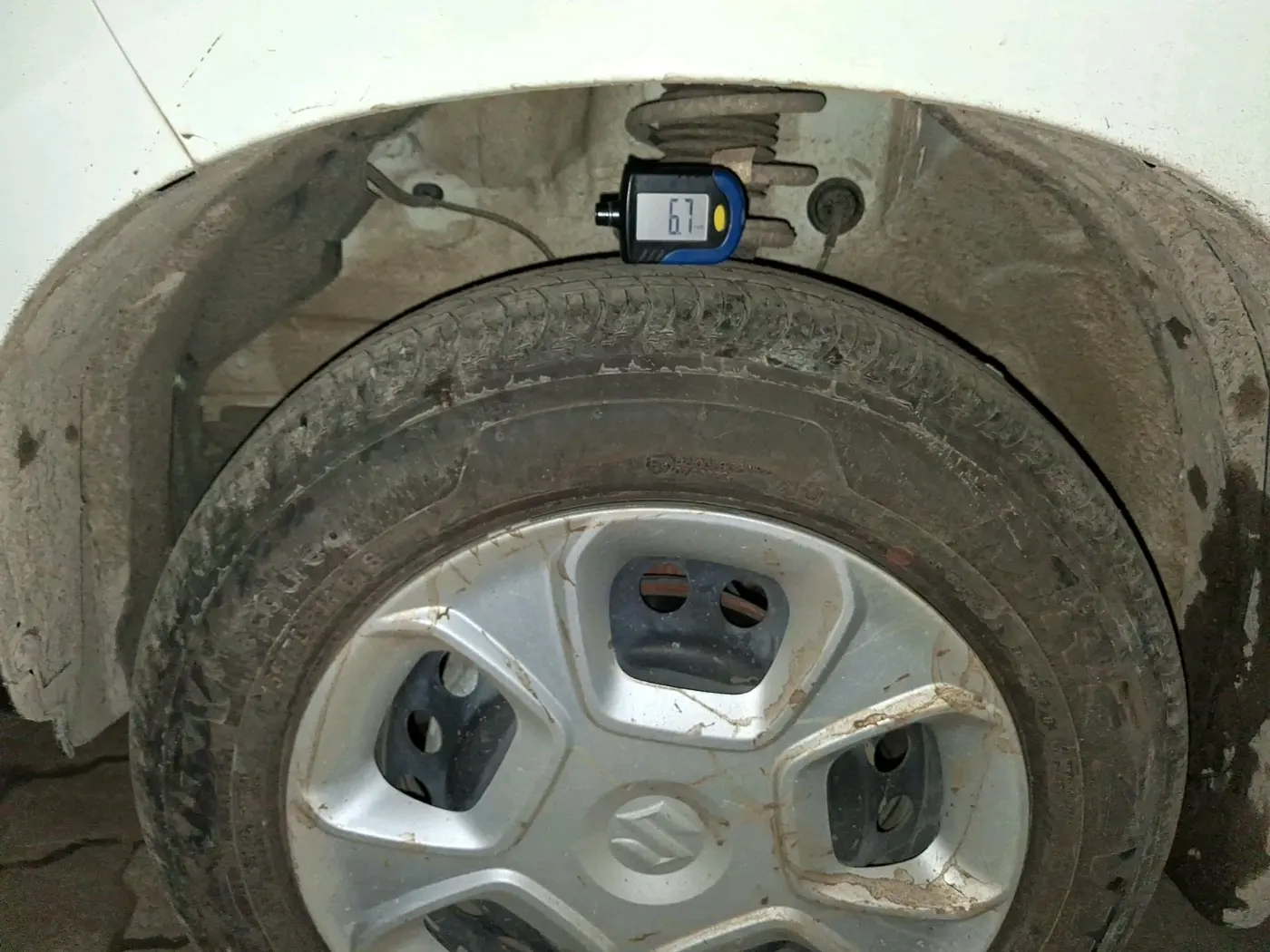 2025 Maruti S PRESSO VXI, Petrol, Manual, 639 km, tyre
