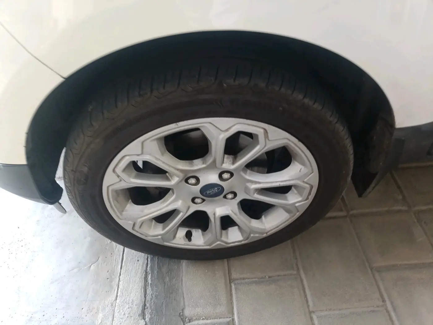 2018 Ford Ecosport TITANIUM + 1.5L DIESEL, Diesel, Manual, 1,77,174 km, tyre