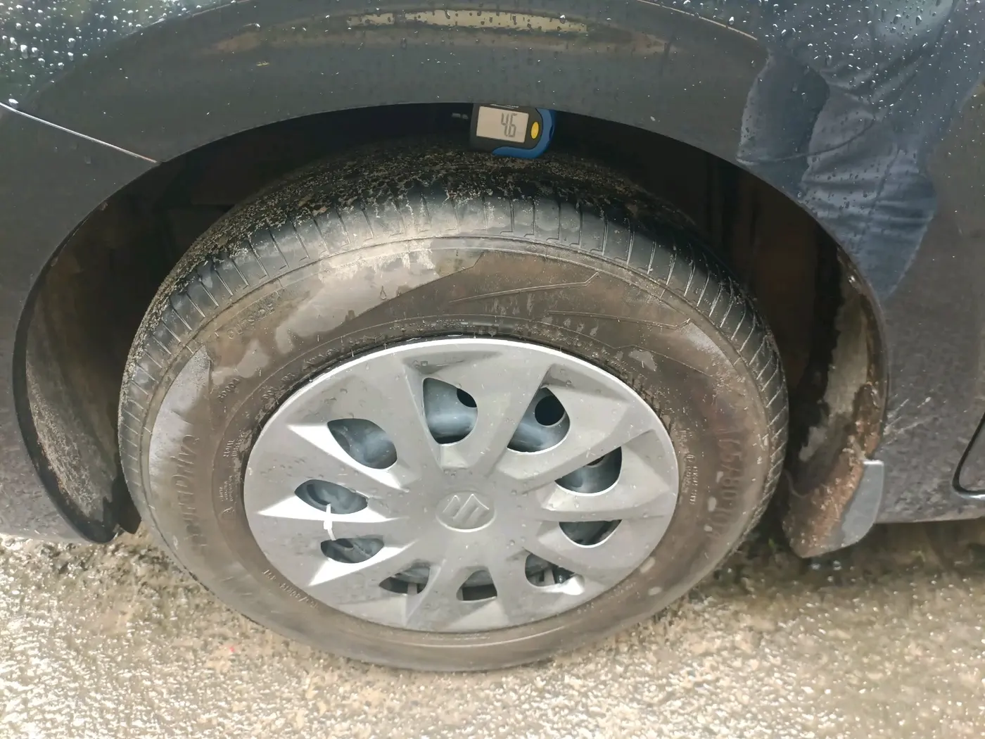 2026 Maruti Dzire VXi CNG, CNG, Manual, 9,376 km, tyre