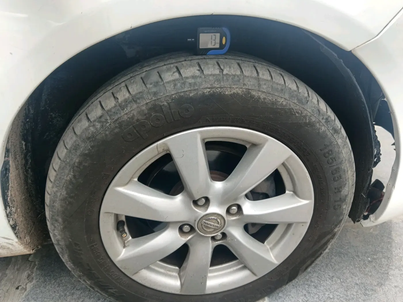 2011 Nissan Sunny XV DIESEL, Diesel, Manual, 2,36,574 km, tyre