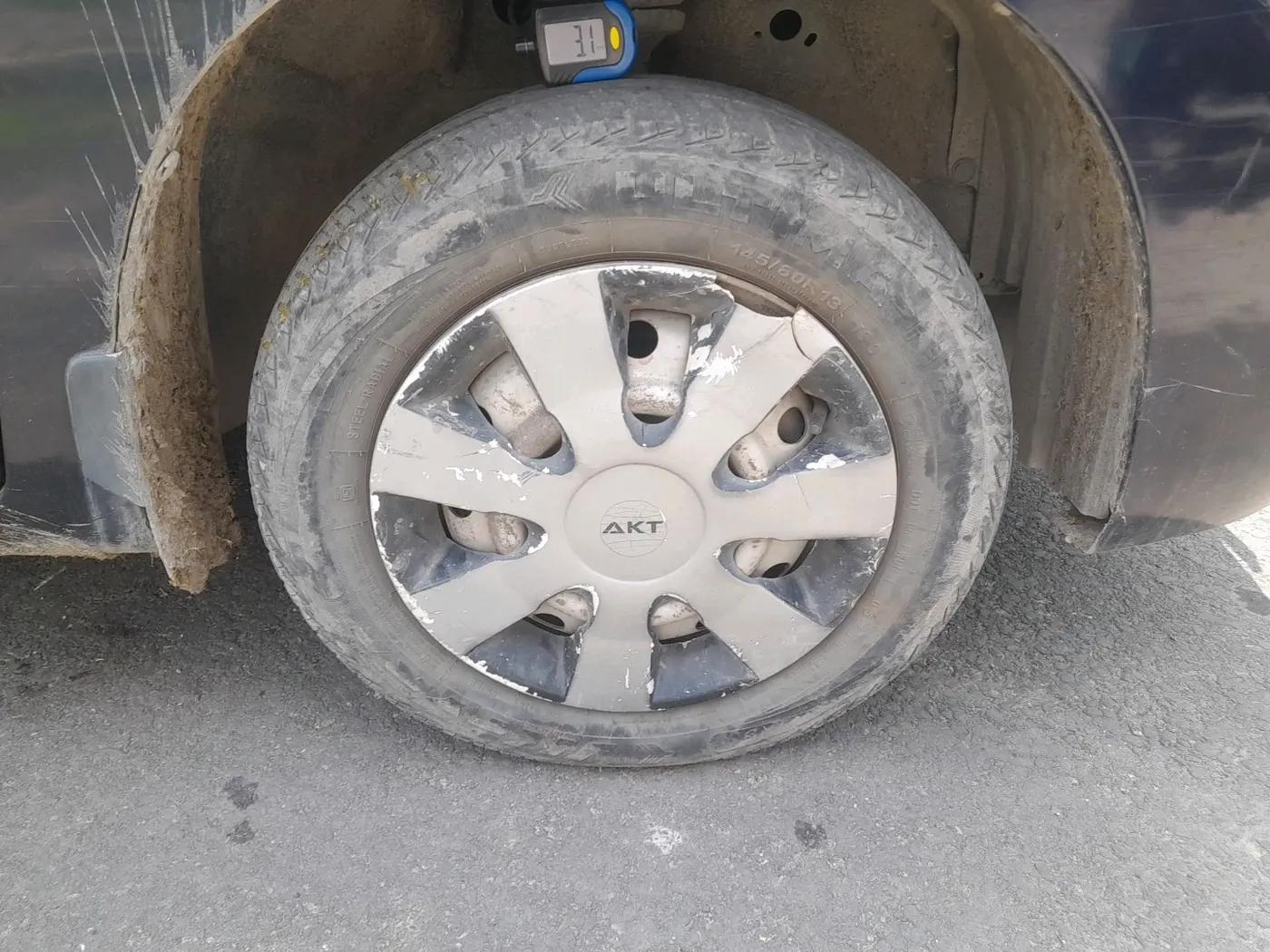 2018 Maruti Wagon R 1.0 LXI CNG, CNG, Manual, 93,434 km, tyre