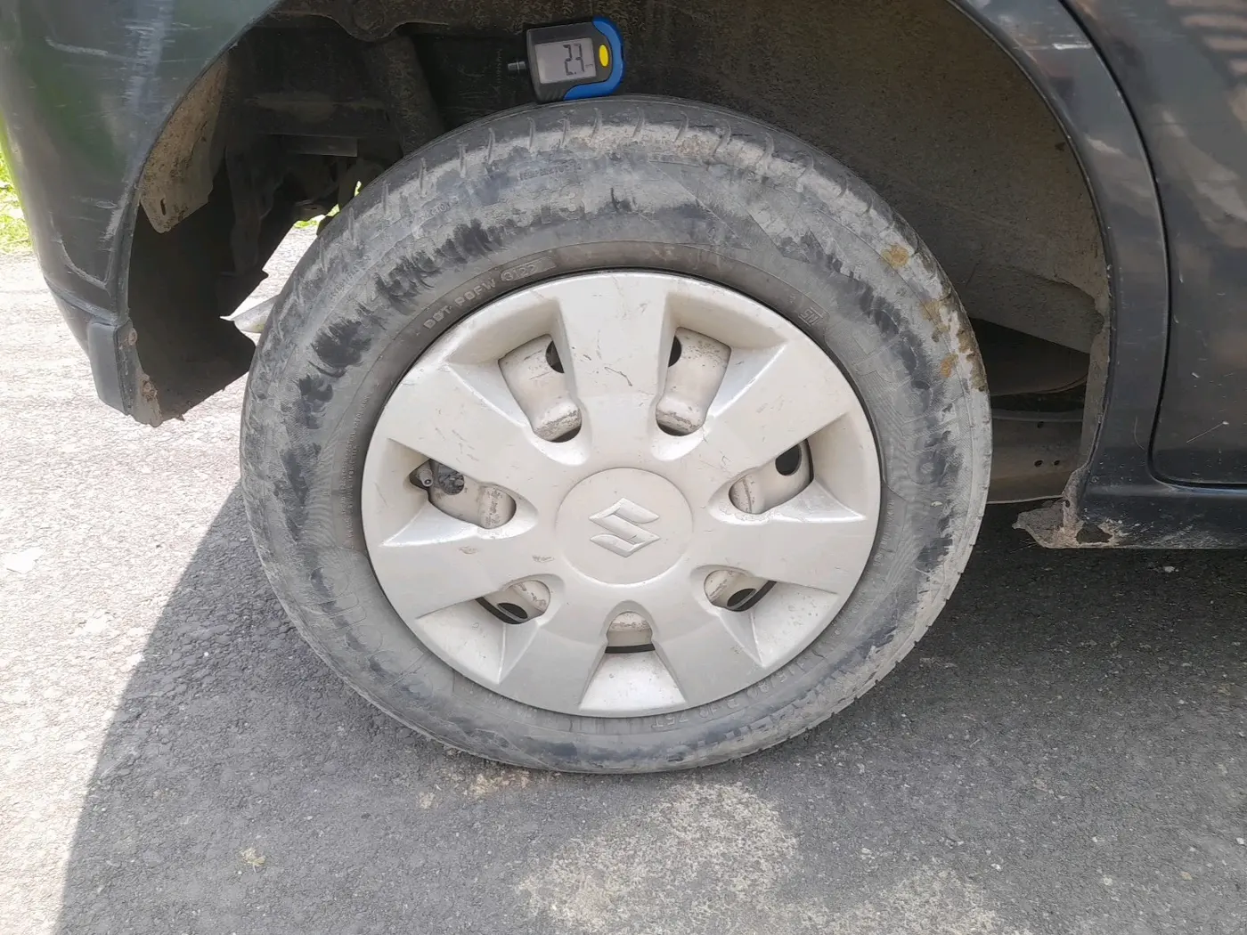 2018 Maruti Wagon R 1.0 LXI CNG, CNG, Manual, 93,434 km, tyre