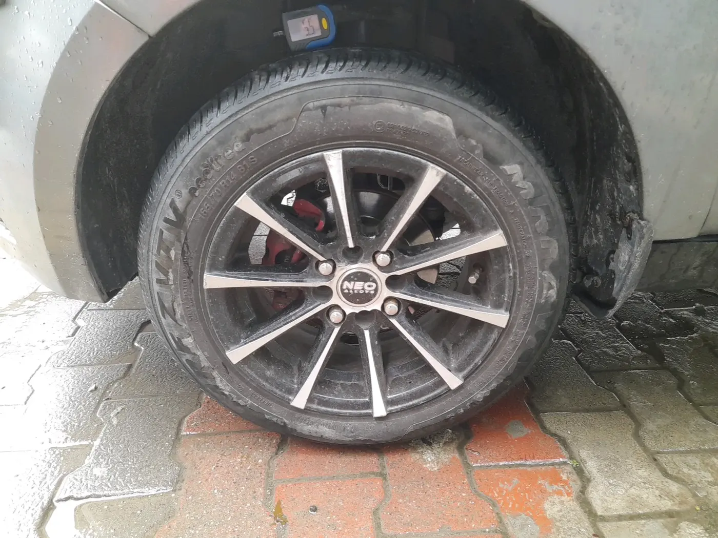 2018 Tata Tiago XM PETROL, Petrol, Manual, 1,26,611 km, tyre