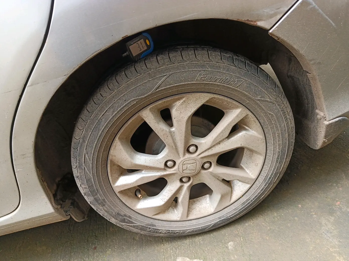 2018 Honda Amaze 1.5L I-DTEC VX, Diesel, Manual, 1,21,509 km, tyre