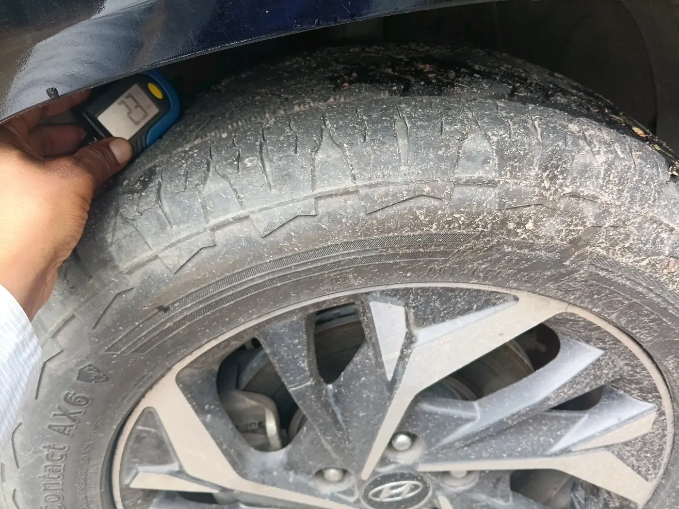2021 Hyundai Creta SX (O) AT 1.5 DIESEL, Diesel, Automatic, 2,31,953 km, tyre