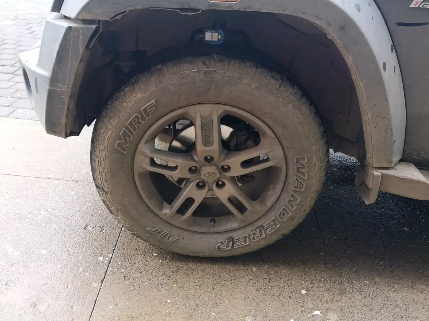 2022 Mahindra Thar LX PETROL HT 4WD AT, Petrol, Automatic, 18,308 km, tyre