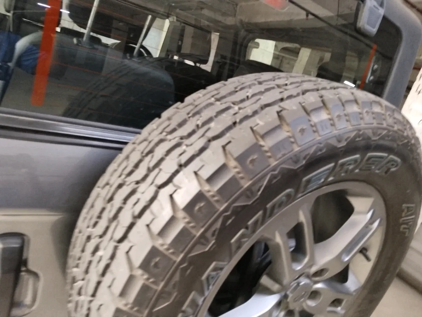 2022 Mahindra Thar LX D AT 4WD HT, Diesel, Automatic, 15,900 km, tyre