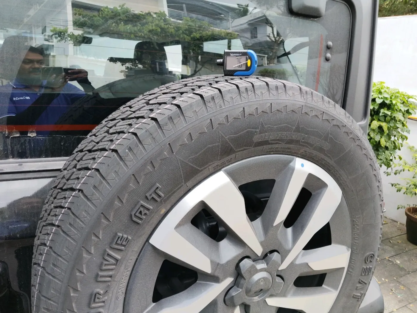 2025 Mahindra Thar Roxx AX7 L Diesel AT 2WD, Diesel, Automatic, 7,328 km, tyre