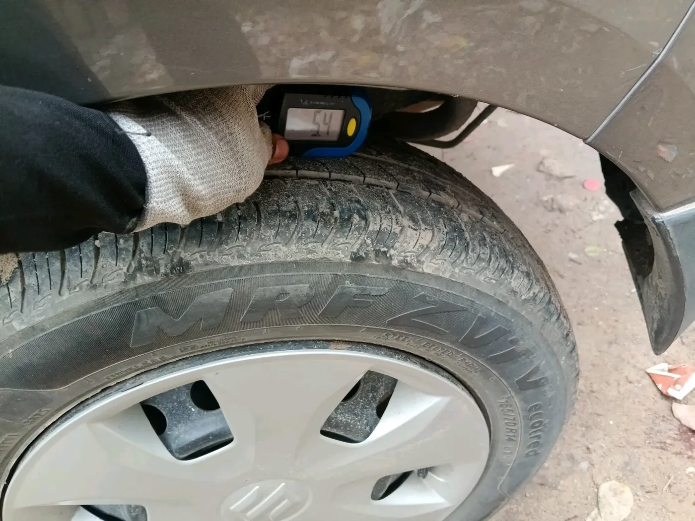 2025 Maruti New Wagon-R VXI CNG 1.0, CNG, Manual, 23,171 km, tyre