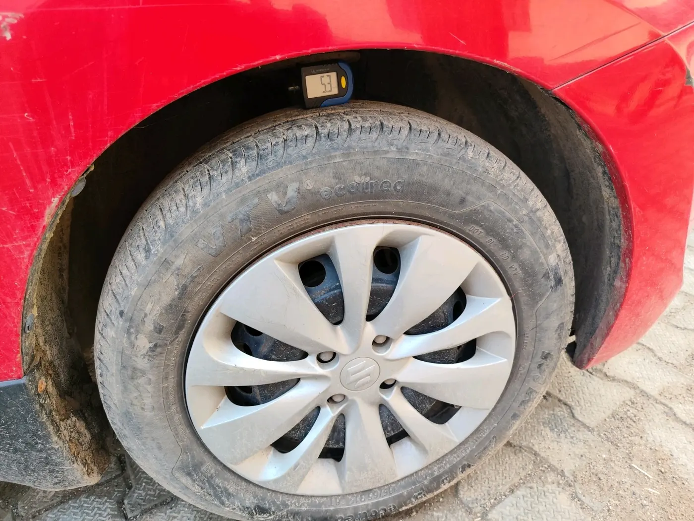 2017 Maruti Baleno DELTA PETROL 1.2, Petrol, Manual, 1,07,559 km, tyre