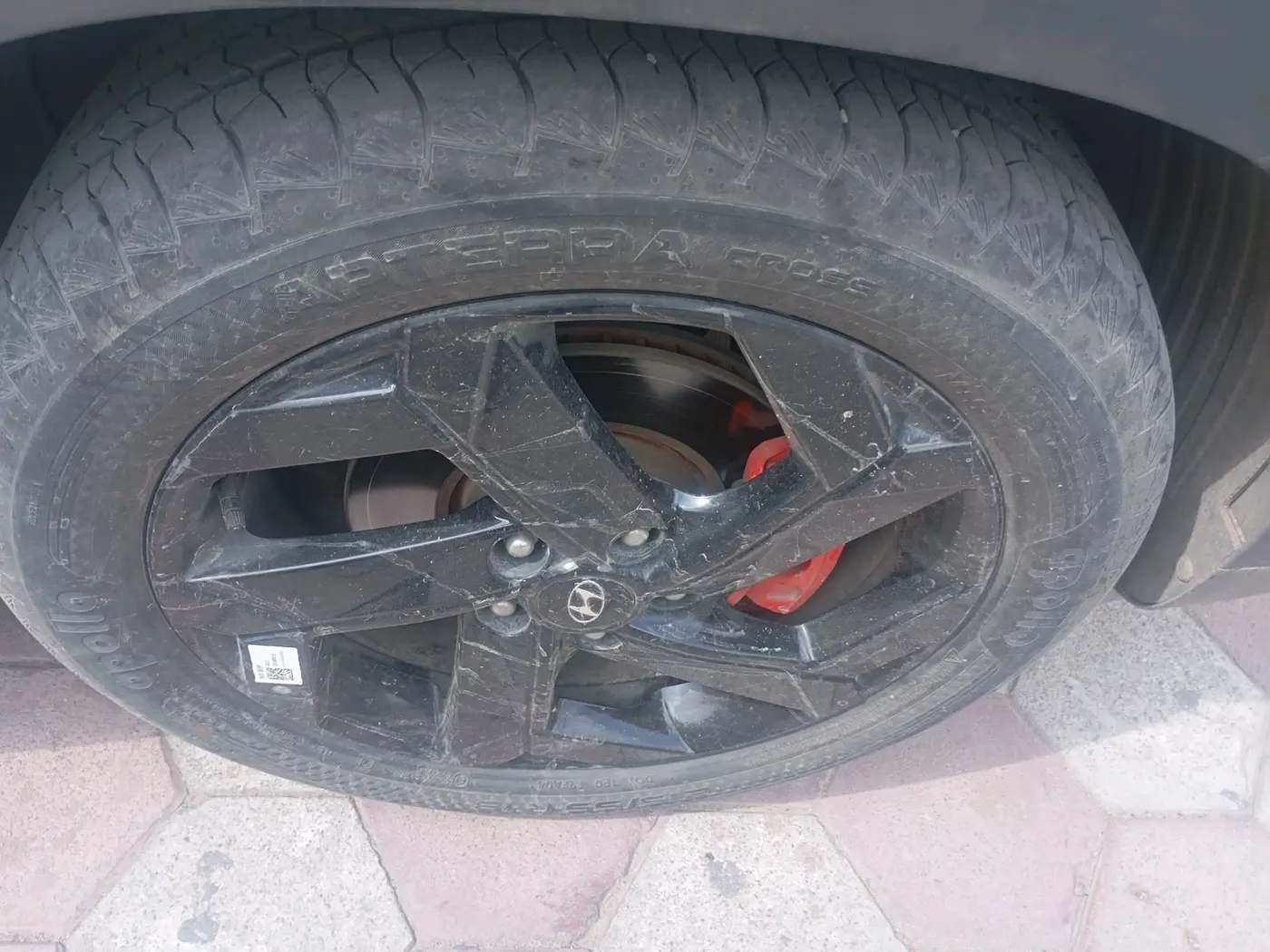 2024 Hyundai ALCAZAR 1.5 Signature (O) AE Turbo 7Str DCT, Petrol, Automatic, 13,696 km, tyre