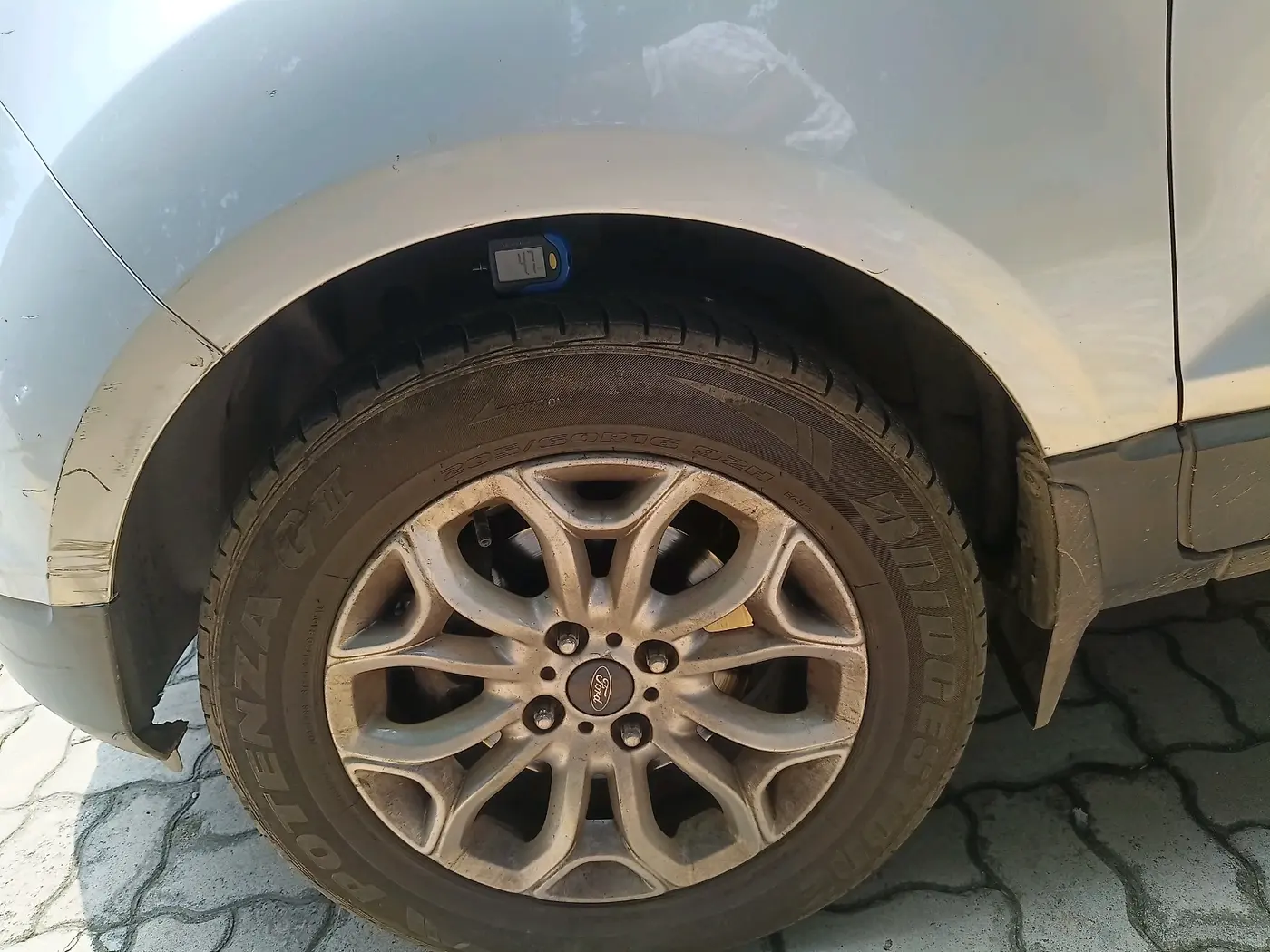 2017 Ford Ecosport TITANIUM+ 1.5L DIESEL, Diesel, Manual, 1,34,289 km, tyre