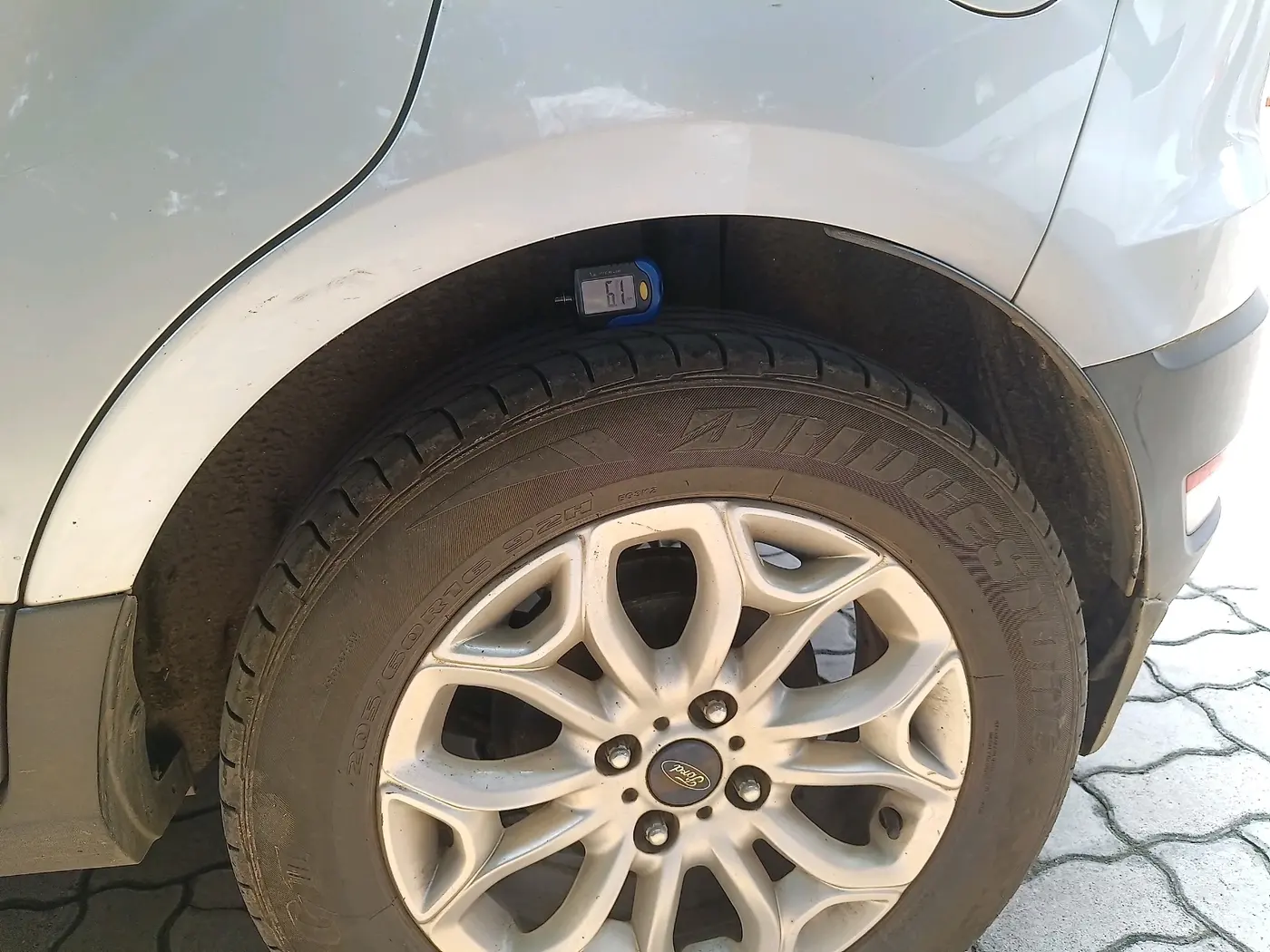 2017 Ford Ecosport TITANIUM+ 1.5L DIESEL, Diesel, Manual, 1,34,289 km, tyre