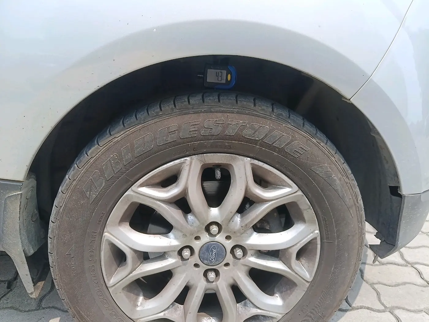 2017 Ford Ecosport TITANIUM+ 1.5L DIESEL, Diesel, Manual, 1,34,289 km, tyre