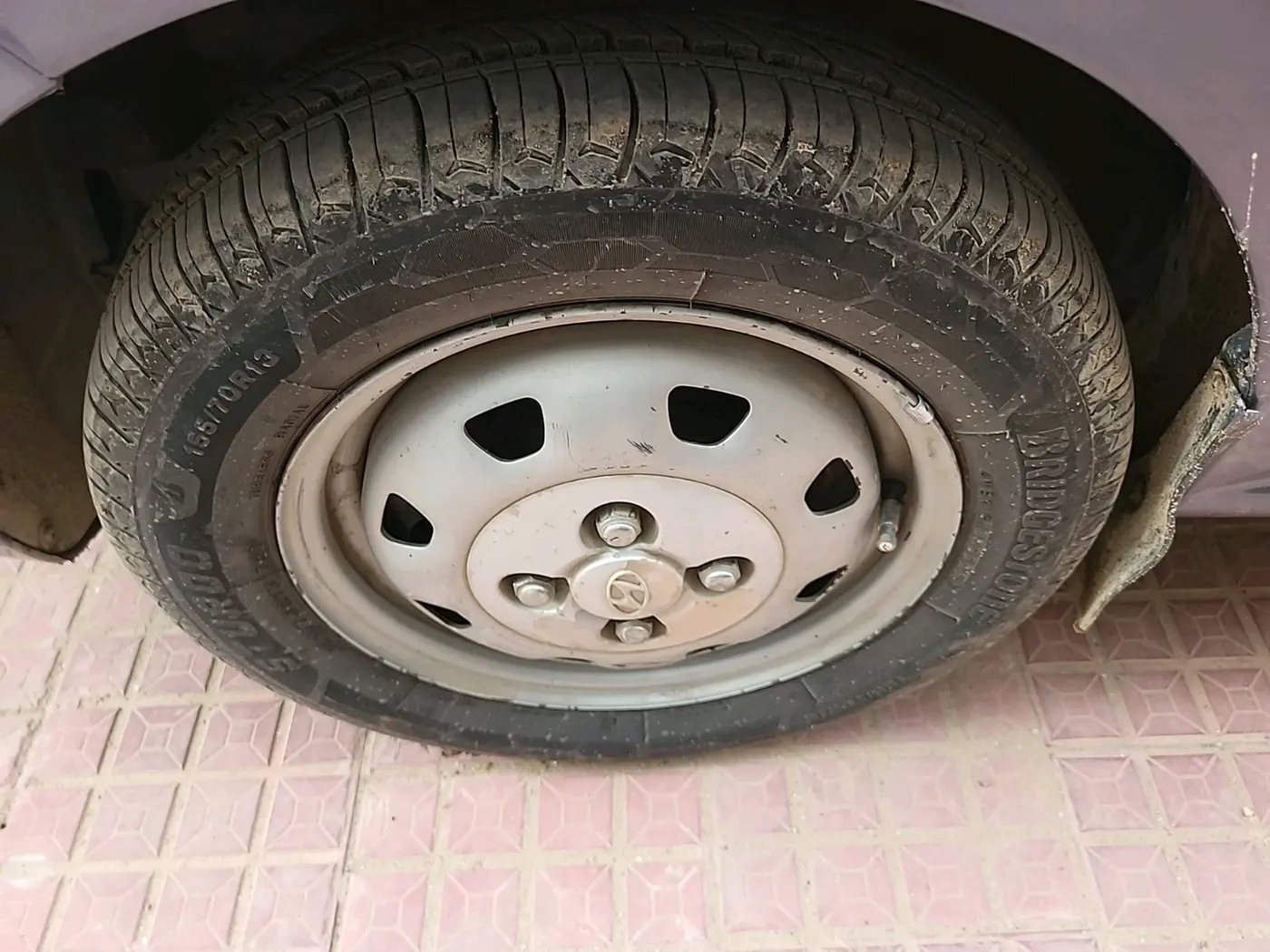2011 Hyundai Santro Xing GL PLUS, Petrol, Manual, 85,588 km, tyre
