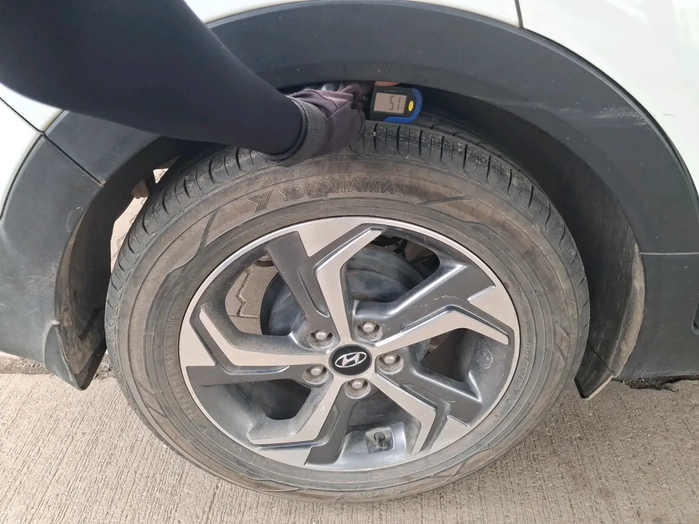 2019 Hyundai Creta SX AT 1.6 DIESEL, Diesel, Automatic, 93,752 km, tyre