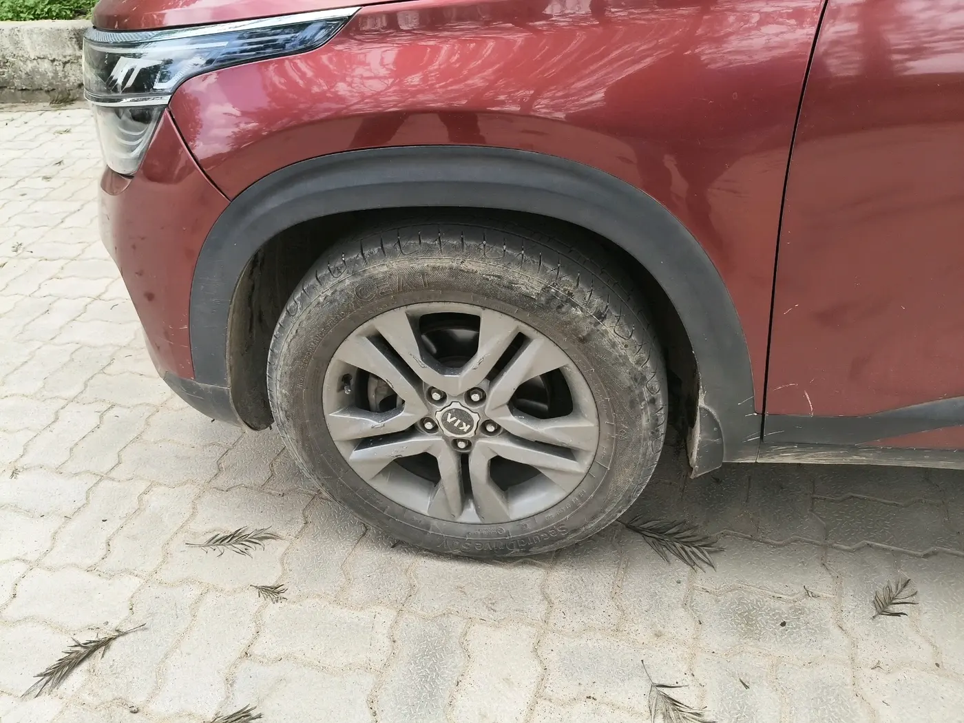 2019 KIA SELTOS HTX PLUS 1.5 DIESEL, Diesel, Manual, 1,47,780 km, tyre