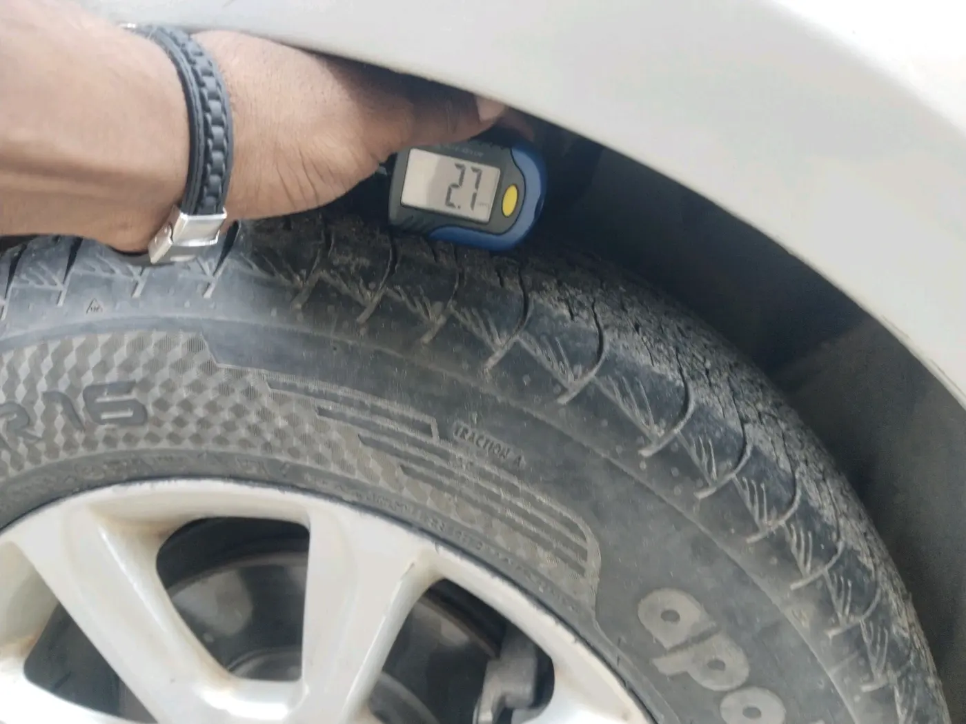 2018 Ford Ecosport TITANIUM 1.5L DIESEL, Diesel, Manual, 1,08,388 km, tyre