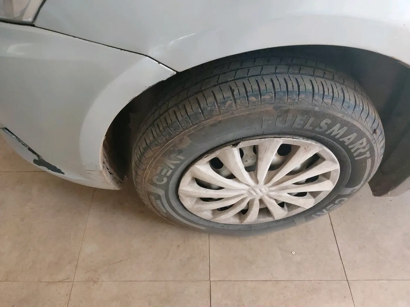 2018 Maruti Swift Dzire TOUR S PETROL, Petrol, Manual, 1,34,988 km, tyre