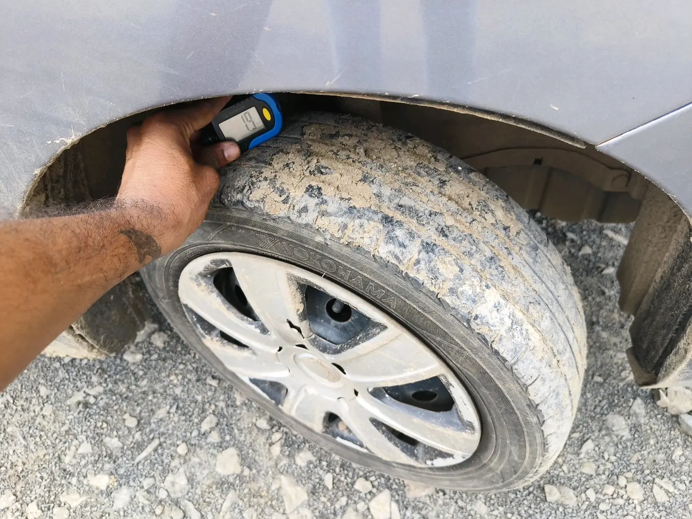 2015 Maruti Wagon R 1.0 VXI, CNG, Manual, 1,07,051 km, tyre