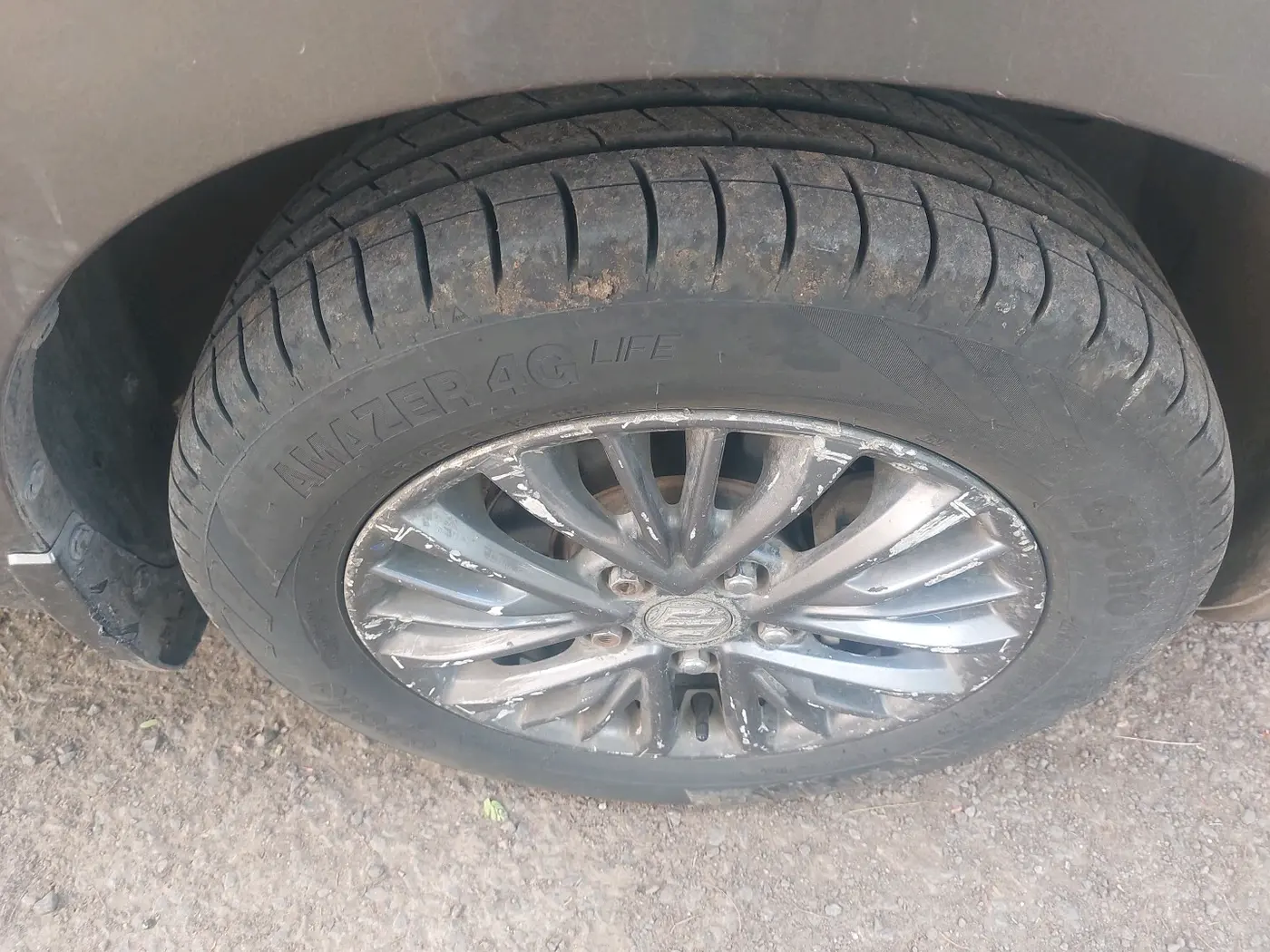 2020 Maruti Ertiga VXI CNG, CNG, Manual, 87,524 km, tyre