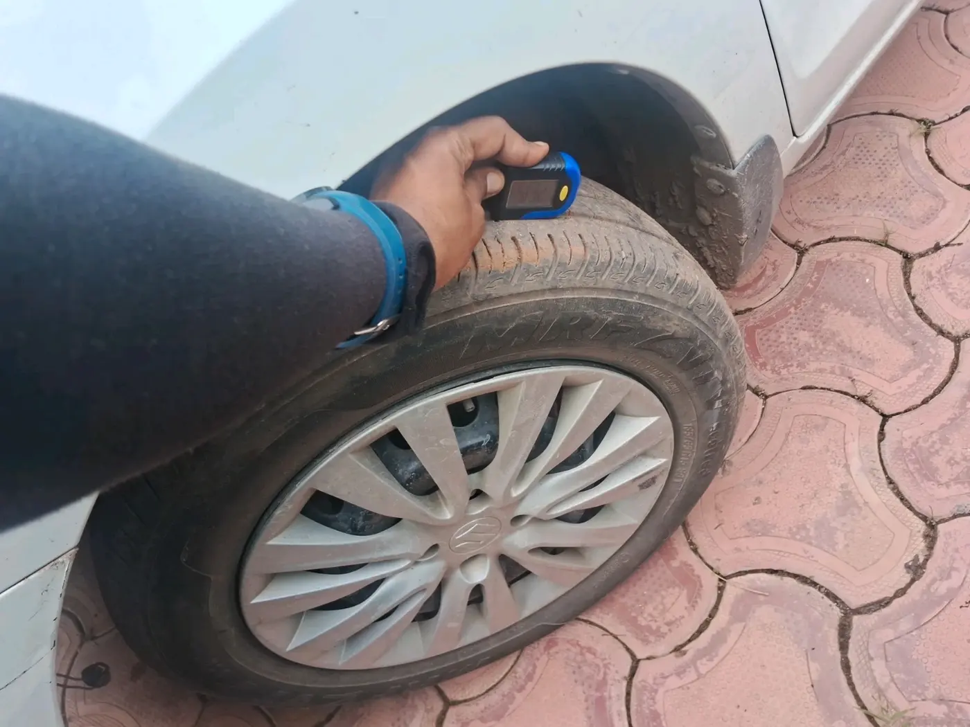 2021 Maruti Baleno DELTA PETROL 1.2, CNG, Manual, 1,06,328 km, tyre