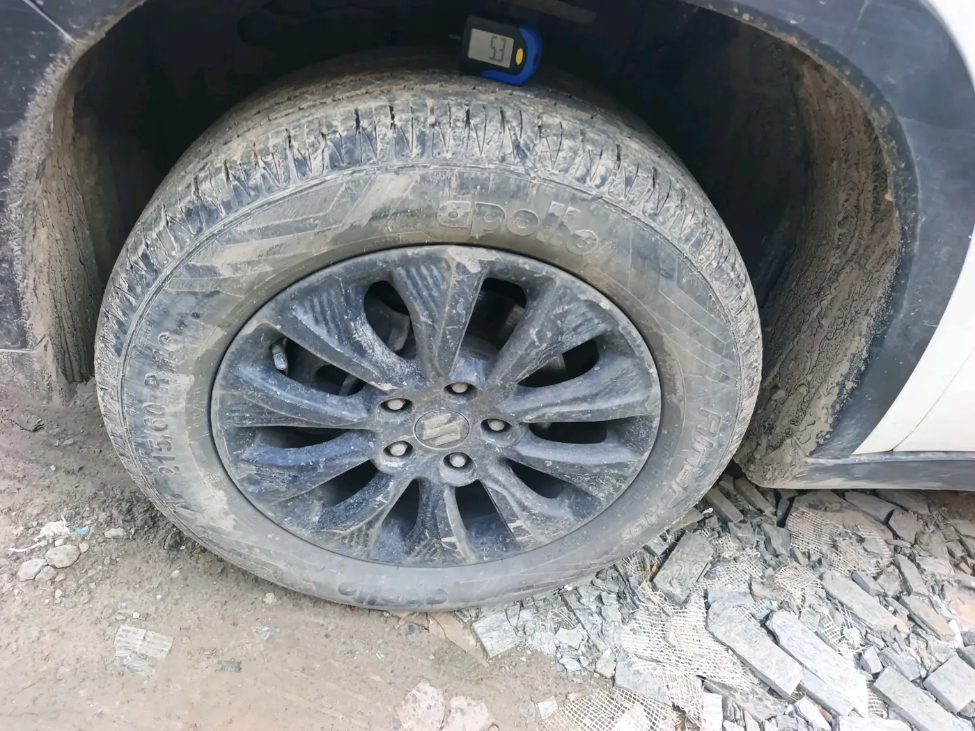 2022 Maruti BREZZA ZXI, Petrol, Manual, 55,880 km, tyre