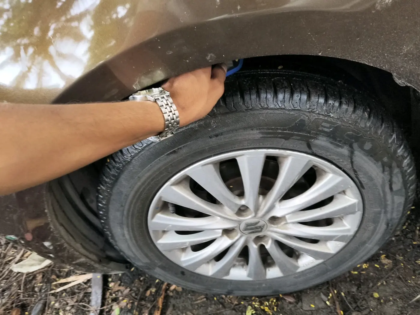 2016 Maruti Ciaz ZXI, Petrol, Manual, 1,12,777 km, tyre