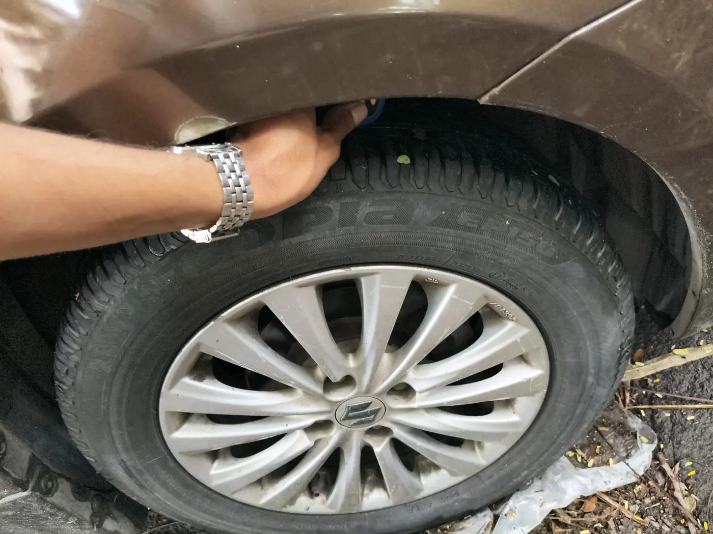 2016 Maruti Ciaz ZXI, Petrol, Manual, 1,12,777 km, tyre