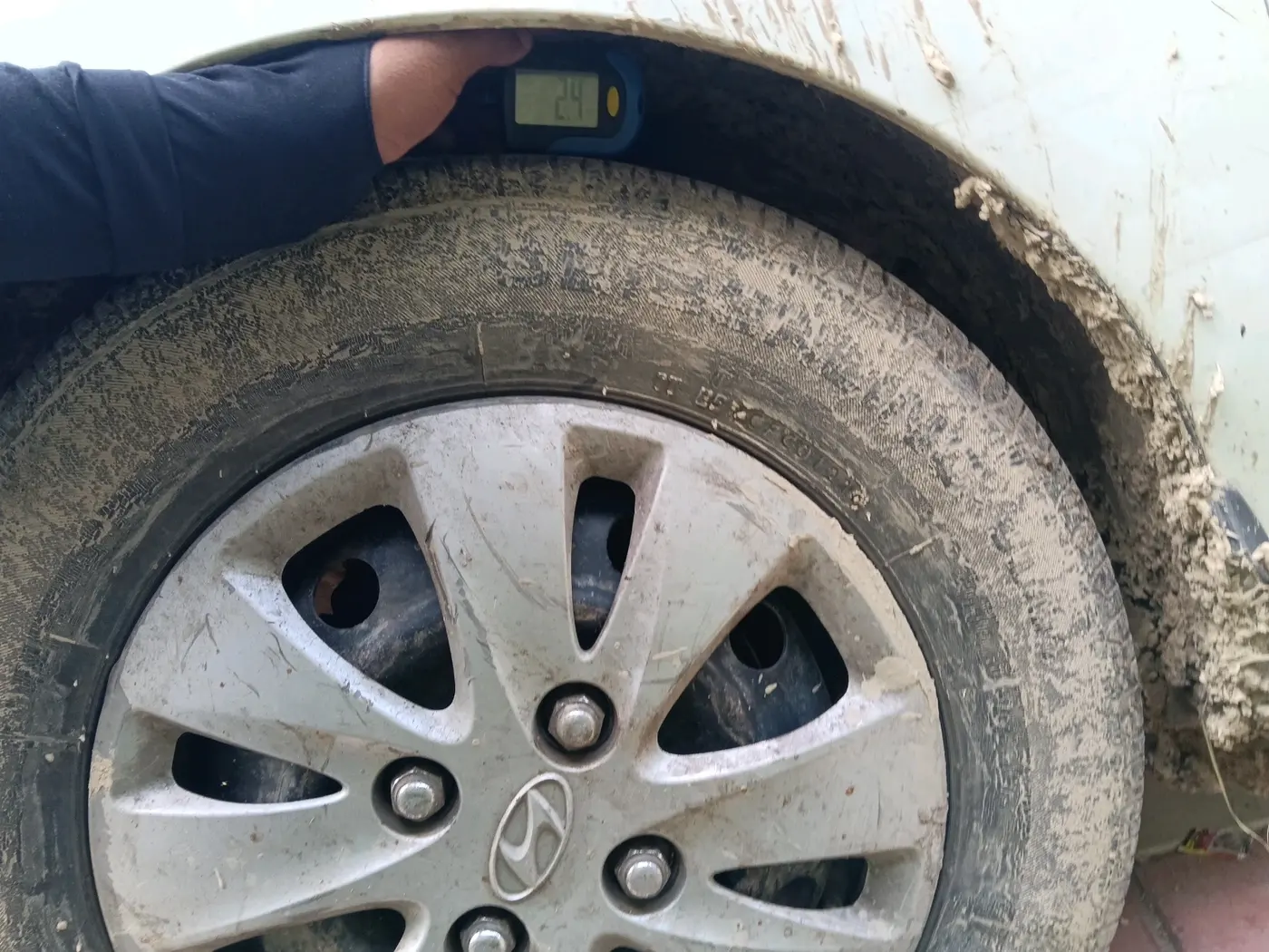 2012 Hyundai i10 MAGNA 1.2, CNG, Manual, 79,532 km, tyre