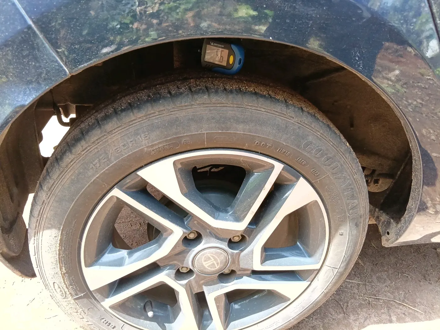 2023 Tata Tiago XZA PLUS PETROL, Petrol, Automatic, 14,306 km, tyre
