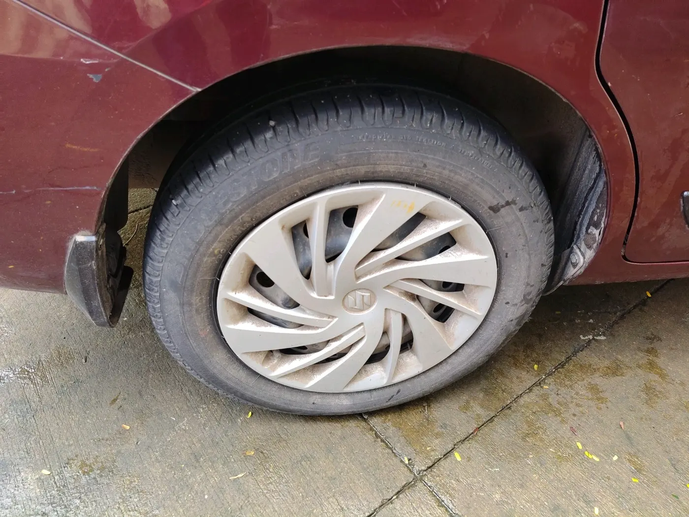 2023 Maruti Ertiga   VXI (O) CNG, CNG, Manual, 23,112 km, tyre
