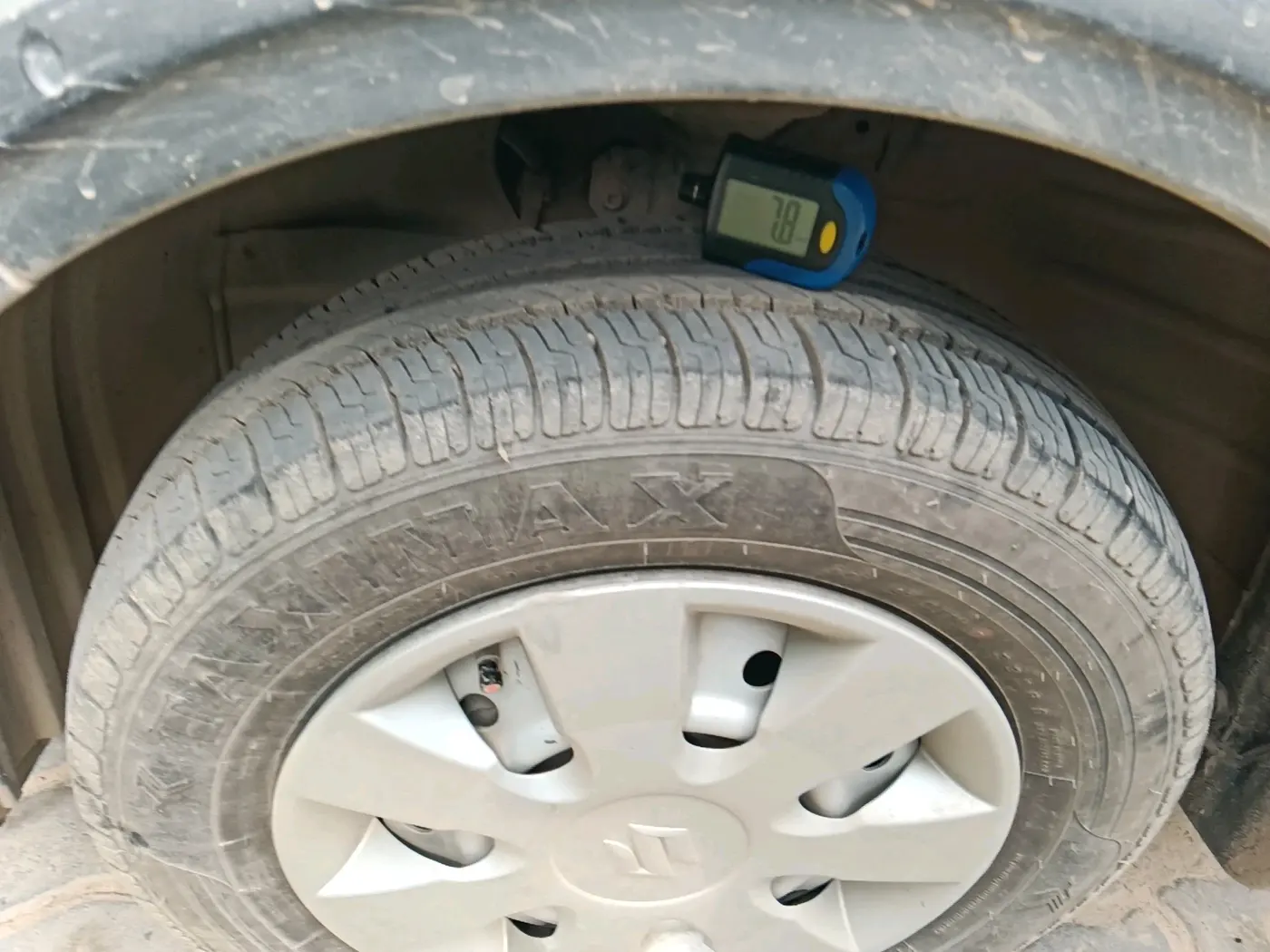 2019 Maruti New Wagon-R LXI CNG (O) 1.0, CNG, Manual, 55,642 km, tyre