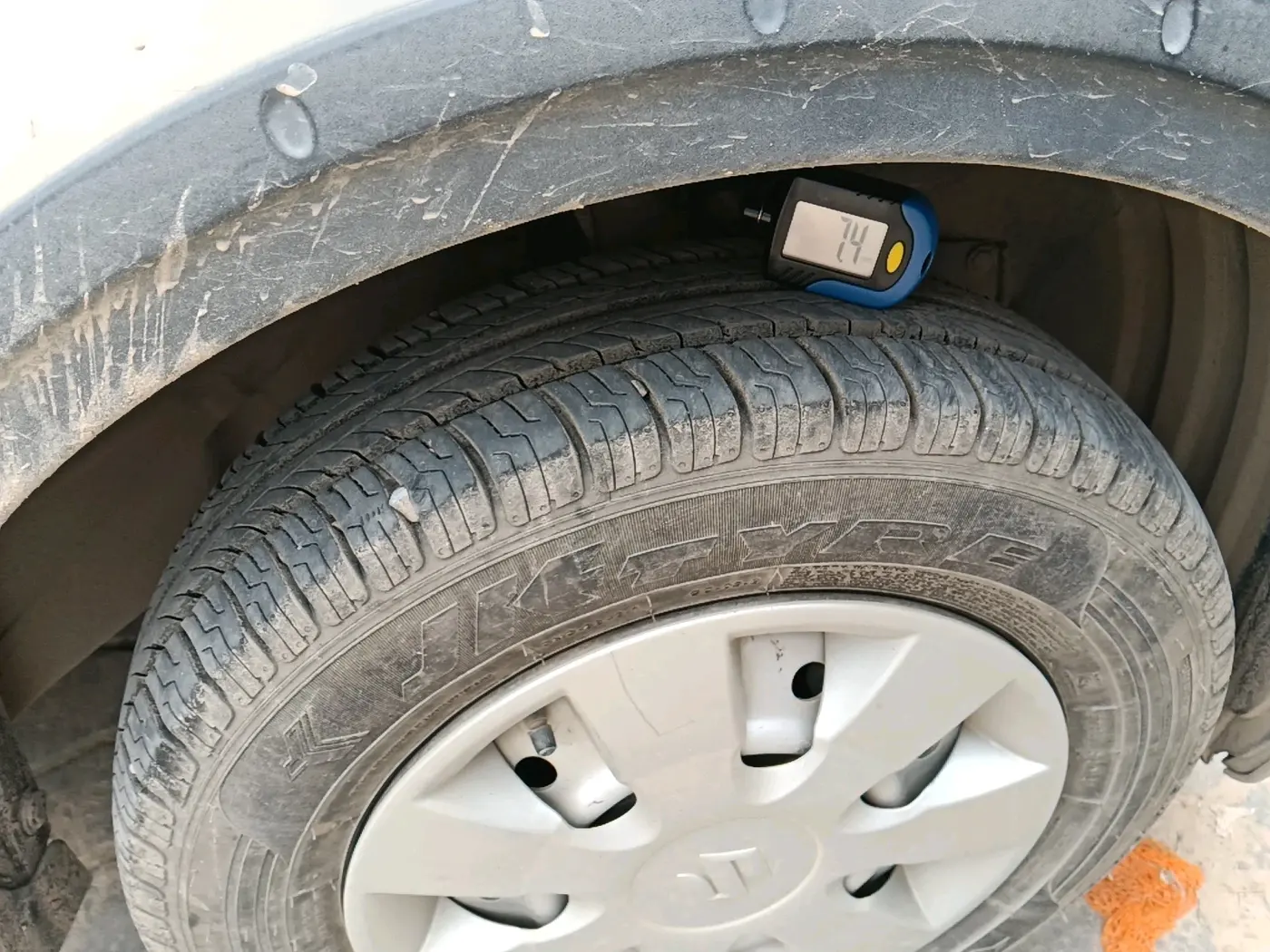 2019 Maruti New Wagon-R LXI CNG (O) 1.0, CNG, Manual, 55,642 km, tyre