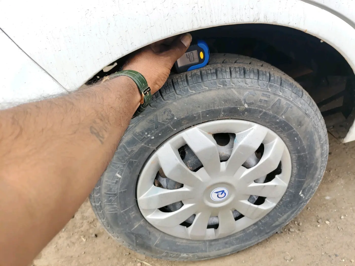 2014 Maruti Alto 800 LXI, Petrol, Manual, 75,961 km, tyre