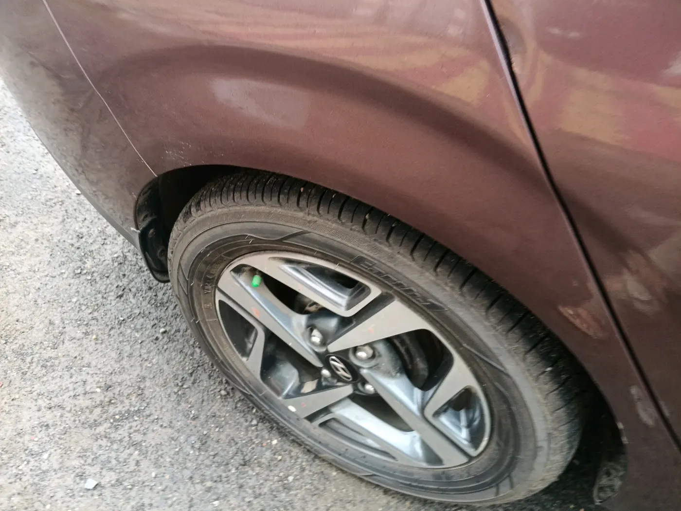 2020 Hyundai AURA SX 1.2 (O), Petrol, Manual, 43,536 km, tyre