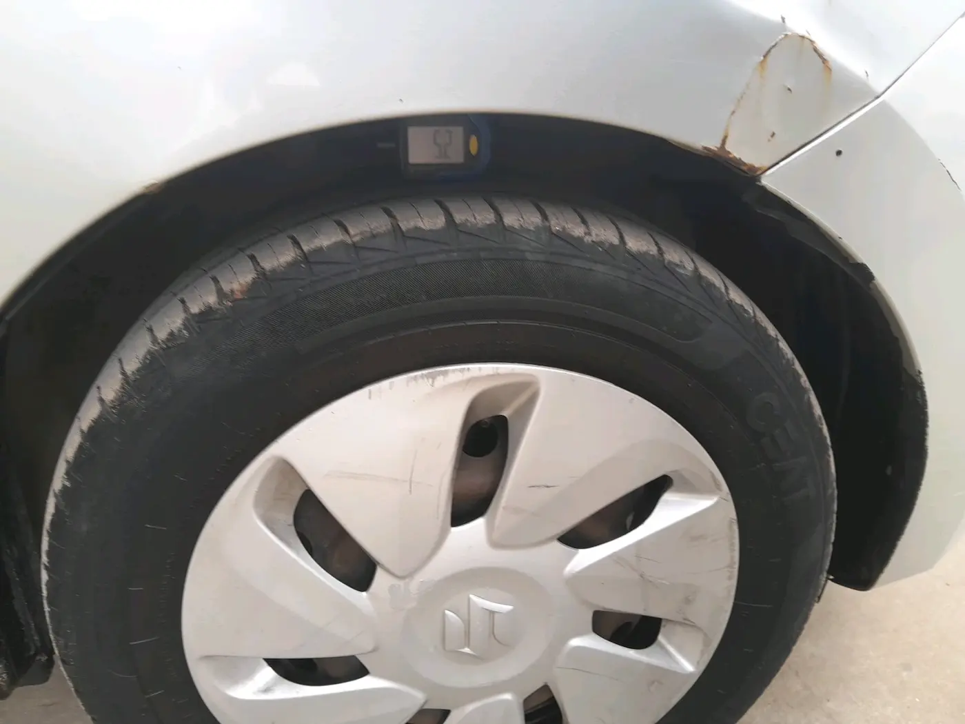 2014 Maruti Celerio VXI, CNG, Manual, 1,39,039 km, tyre