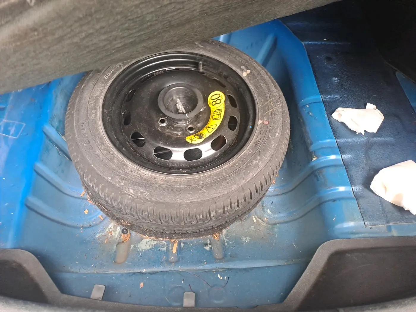 2012 Ford Fiesta STYLE PETROL AT, Petrol, Automatic, 96,015 km, tyre